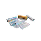 12microns seamless Gold and Silver holographic plain foil for  paper and plastics various size