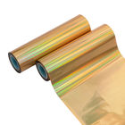 12microns seamless Gold and Silver holographic plain foil for  paper and plastics various size